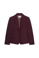 BLAZER WITH SHOULDER PADS AND GOLD BUTTON