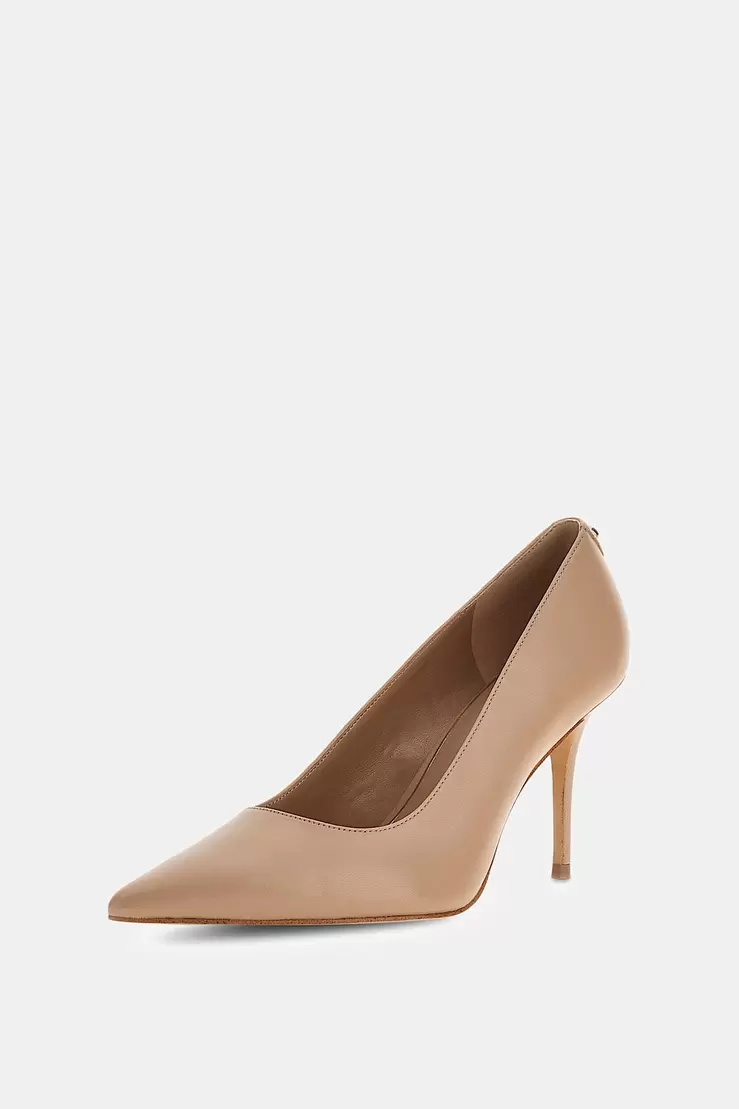 Prindy Genuine Leather Court Shoes