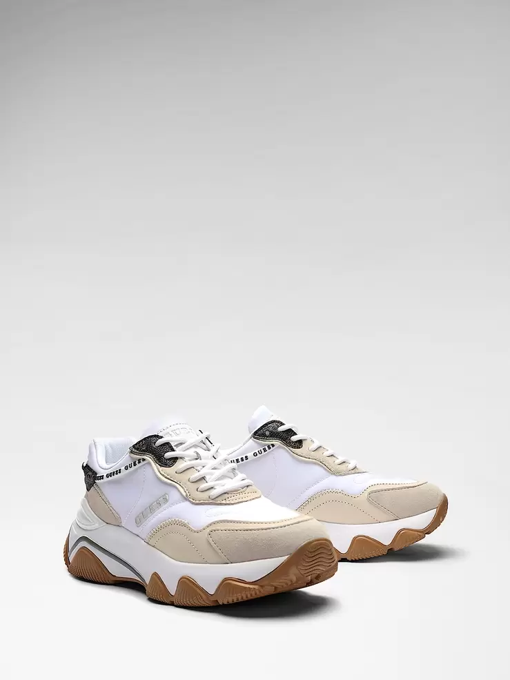 Micola mixed leather running shoe