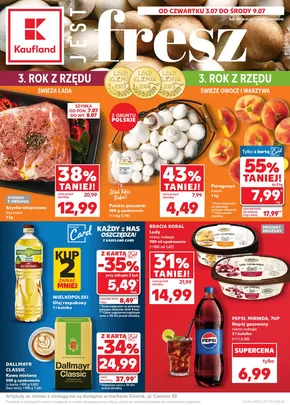 Katalog Kaufland w: Świnoujście | Kaufland Gazetka | 2025-07-03T00:00:00.000Z - 2025-07-09T00:00:00.000Z