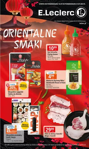 Katalog E.Leclerc w: Oleśnica | Ekskluzywne oferty i okazje | 2025-07-14T00:00:00.000Z - 2025-07-21T00:00:00.000Z