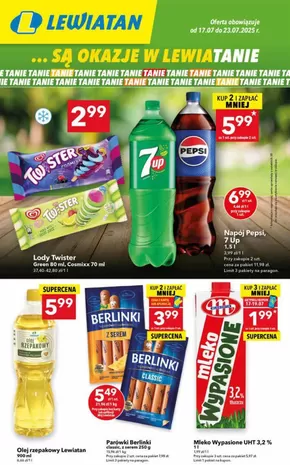 Katalog Lewiatan w: Tychy | Świetne rabaty na wybrane produkty | 2025-07-17T00:00:00.000Z - 2025-07-23T00:00:00.000Z