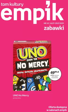 Katalog Empik w: Zwoleń | Nasze najlepsze oferty dla Ciebie | 2025-07-16T00:00:00.000Z - 2025-07-29T00:00:00.000Z