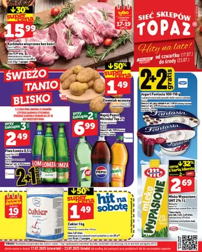 Katalog Topaz w: Dębe Wielkie | Topaz gazetka | 2025-07-17T00:00:00.000Z - 2025-07-23T00:00:00.000Z