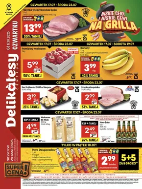 Katalog Delikatesy Centrum w: Kowal | Najlepsze oferty dla oszczędnych | 2025-07-17T00:00:00.000Z - 2025-07-23T00:00:00.000Z