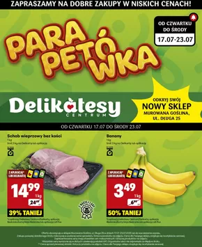 Katalog Delikatesy Centrum w: Chojna | Najlepsze oferty dla wszystkich łowców okazji | 2025-07-17T00:00:00.000Z - 2025-07-23T00:00:00.000Z