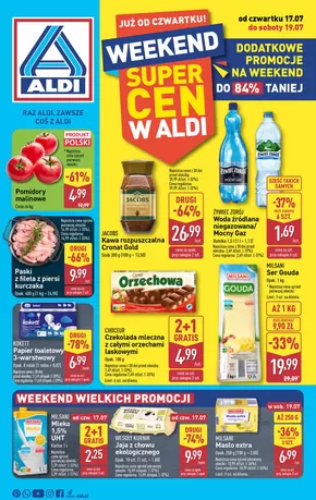 Katalog Aldi w: Gdynia | Świetna oferta dla wszystkich klientów | 2025-07-17T00:00:00.000Z - 2025-07-19T00:00:00.000Z