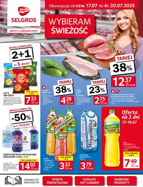 Katalog Selgros w: Warszawa | Oferta Spożywcza | 2025-07-17T00:00:00.000Z - 2025-07-30T00:00:00.000Z