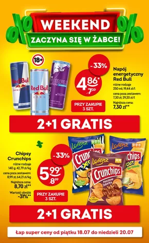 Katalog Żabka w: Ruda Śląska | Żabka Polska sp. z o.o. | 2025-07-18T00:00:00.000Z - 2025-07-20T00:00:00.000Z