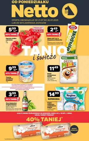 Katalog Netto | Świetna oferta dla wszystkich klientów | 2025-07-20T00:00:00.000Z - 2025-07-26T00:00:00.000Z