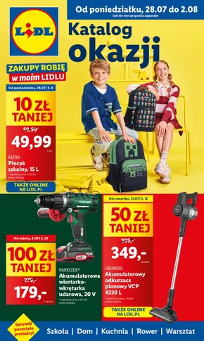 Katalog Lidl w: Golub-Dobrzyń | OFERTA WAŻNA OD 28.07 | 2025-07-21T00:00:00.000Z - 2025-08-02T00:00:00.000Z