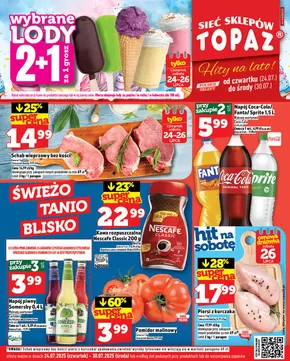 Katalog Topaz | Ekskluzywne oferty i okazje | 2025-07-24T00:00:00.000Z - 2025-07-30T00:00:00.000Z