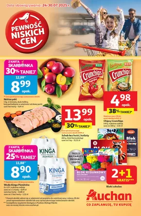 Katalog Auchan | Gazetka Pewność niskich cen Hipermarket Auchan | 2025-07-24T00:00:00.000Z - 2025-07-30T00:00:00.000Z