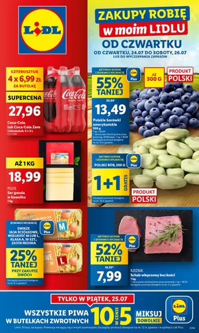 Katalog Lidl w: Gołdap | OFERTA WAŻNA OD 24.07 DO 26.07 | 2025-07-23T00:00:00.000Z - 2025-07-26T00:00:00.000Z