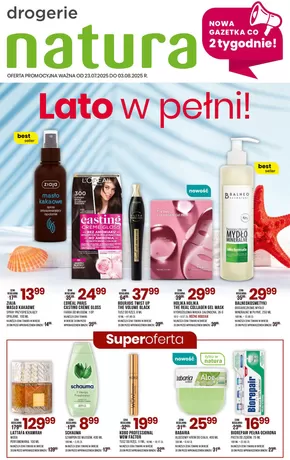 Katalog Drogerie Natura w: Tarczyn | Lato w pełni! | 2025-07-23T00:00:00.000Z - 2025-08-03T00:00:00.000Z