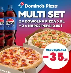 Katalog Domino's Pizza | Oszczędzasz -35 zł | 2025-07-23T00:00:00.000Z - 2025-08-06T00:00:00.000Z