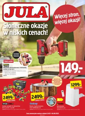 Katalog Jula w: Sędziszów Małopolski | Słoneczne okazje w niskich cenach! | 2025-07-24T00:00:00.000Z - 2025-08-06T00:00:00.000Z