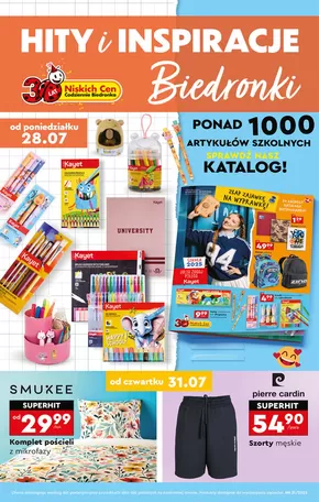 Katalog Biedronka w: Konin | Nasze najlepsze oferty dla Ciebie | 2025-07-28T00:00:00.000Z - 2025-07-31T00:00:00.000Z