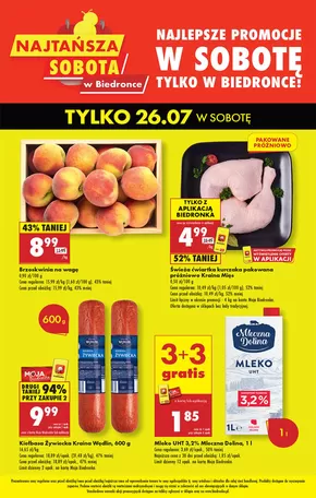Katalog Biedronka w: Poznań | Nasze najlepsze oferty dla Ciebie | 2025-07-26T00:00:00.000Z - 2025-07-26T00:00:00.000Z