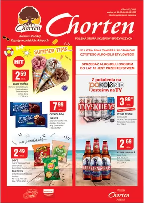 Katalog Chorten w: Świebodzin | Świetna oferta dla wszystkich klientów | 2025-07-31T00:00:00.000Z - 2025-08-06T00:00:00.000Z