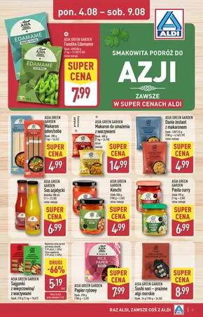 Katalog Aldi w: Katowice | Najlepsze oferty dla oszczędnych | 2025-08-04T00:00:00.000Z - 2025-09-08T00:00:00.000Z