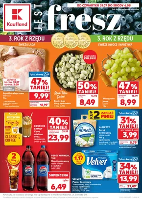 Katalog Kaufland w: Gniewkowo | Kaufland Gazetka | 2025-07-31T00:00:00.000Z - 2025-08-06T00:00:00.000Z