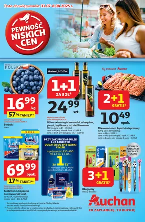 Katalog Auchan w: Gniewkowo | Gazetka Pewność niskich cen Hipermarket Auchan | 2025-07-31T00:00:00.000Z - 2025-08-06T00:00:00.000Z