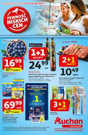 Katalog Auchan w: Częstochowa | Gazetka Pewność niskich cen Supermarket Auchan | 2025-07-31T00:00:00.000Z - 2025-08-06T00:00:00.000Z