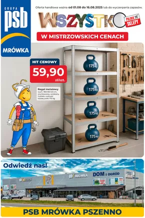 Katalog Mrówka w: Zblewo | Atrakcyjne oferty specjalne dla wszystkich | 2025-07-31T00:00:00.000Z - 2025-08-08T00:00:00.000Z