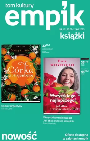 Katalog Empik w: Złotów | Specjalne oferty dla Ciebie | 2025-07-30T00:00:00.000Z - 2025-08-12T00:00:00.000Z
