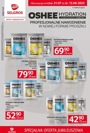 Katalog Selgros w: Gliwice | Specjalna Oferta Jubileuszowa | 2025-07-31T00:00:00.000Z - 2025-08-13T00:00:00.000Z