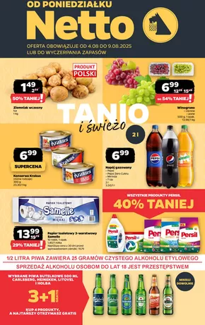 Katalog Netto w: Lubin | Nasze najlepsze oferty dla Ciebie | 2025-08-03T00:00:00.000Z - 2025-08-09T00:00:00.000Z