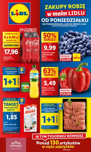 Katalog Lidl w: Ustrzyki Dolne | OFERTA WAŻNA OD 4.08 DO 6.08 | 2025-08-03T00:00:00.000Z - 2025-08-06T00:00:00.000Z
