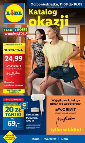 Katalog Lidl w: Ustrzyki Dolne | OFERTA WAŻNA OD 11.08 | 2025-08-04T00:00:00.000Z - 2025-08-16T00:00:00.000Z