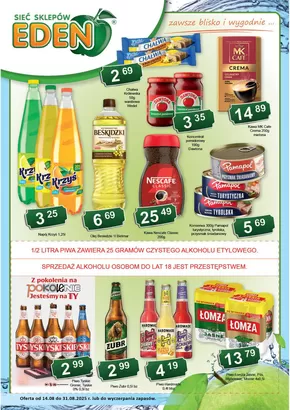 Oferta od 14.08 do 31.08.2025