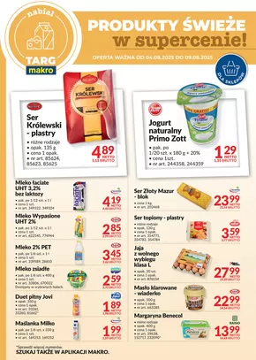 Katalog Makro w: Opole | Targ MAKRO - oferta świeża w super cenach! | 2025-08-04T00:00:00.000Z - 2025-09-08T00:00:00.000Z