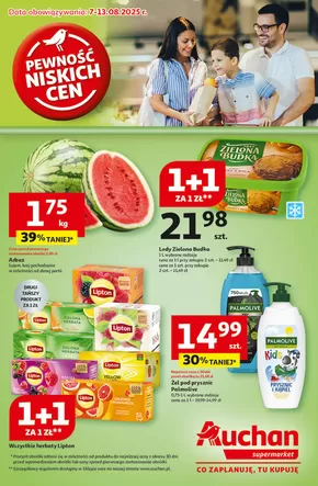 Katalog Auchan w: Kraków | Gazetka Pewność niskich cen Supermarket Auchan | 2025-08-07T00:00:00.000Z - 2025-08-13T00:00:00.000Z