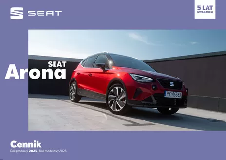 Katalog Seat | SEAT Arona - Katalog i cennik | 2025-08-05T00:00:00.000Z - 2026-08-05T00:00:00.000Z