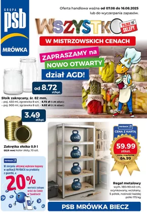 Katalog Mrówka w: Ropa | Ekskluzywne oferty dla naszych klientów | 2025-08-07T00:00:00.000Z - 2025-08-16T00:00:00.000Z