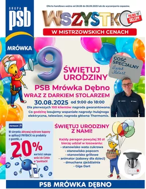 Katalog Mrówka w: Gliwice | Atrakcyjne oferty specjalne dla wszystkich | 2025-08-07T00:00:00.000Z - 2025-08-16T00:00:00.000Z