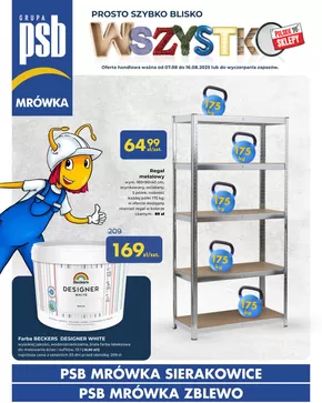 Katalog Mrówka | Świetne rabaty na wybrane produkty | 2025-08-07T00:00:00.000Z - 2025-08-16T00:00:00.000Z