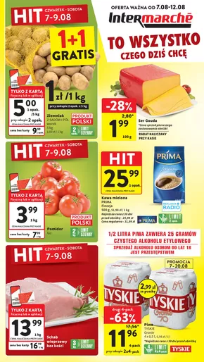Katalog Intermarche w: Janki | Świetna oferta dla łowców okazji | 2025-08-07T00:00:00.000Z - 2025-08-12T00:00:00.000Z