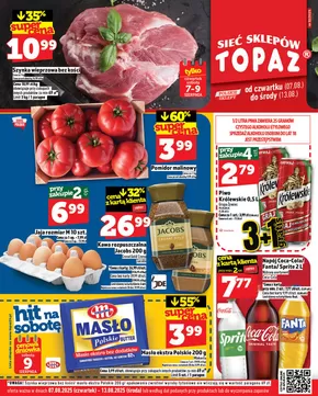 Katalog Topaz w: Radom | Rabaty i promocje | 2025-08-07T00:00:00.000Z - 2025-08-13T00:00:00.000Z
