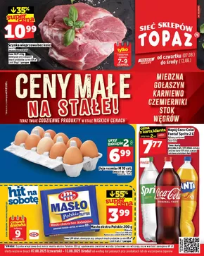 Katalog Topaz w: Maków Mazowiecki | Najlepsze oferty dla wszystkich łowców okazji | 2025-08-07T00:00:00.000Z - 2025-08-13T00:00:00.000Z