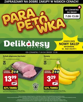 Katalog Delikatesy Centrum | Odkryj atrakcyjne oferty | 2025-08-07T00:00:00.000Z - 2025-08-13T00:00:00.000Z