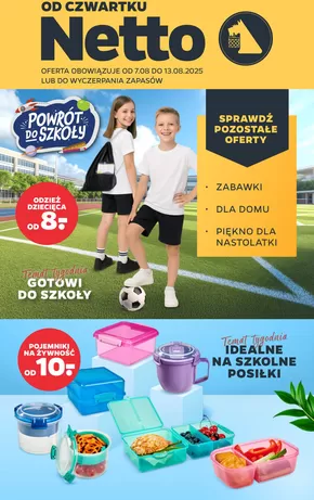 Katalog Netto w: Zgierz | Nasze najlepsze okazje | 2025-08-06T00:00:00.000Z - 2025-08-13T00:00:00.000Z