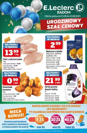 Katalog E.Leclerc w: Zakopane | Ekskluzywne okazje | 2025-08-11T00:00:00.000Z - 2025-08-23T00:00:00.000Z