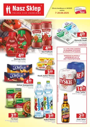 Katalog Nasz Sklep w: Drawsko Pomorskie | Świetne rabaty na wybrane produkty | 2025-08-07T00:00:00.000Z - 2025-08-20T00:00:00.000Z