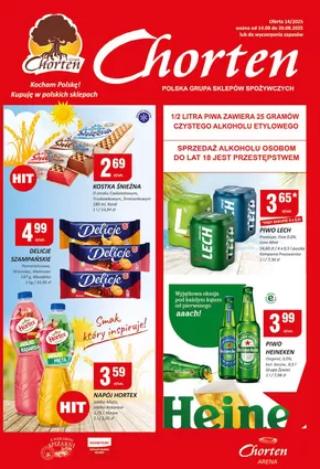 Katalog Chorten w: Węgorzewo | Aktualne promocje specjalne | 2025-08-14T00:00:00.000Z - 2025-08-20T00:00:00.000Z
