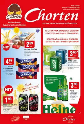 Katalog Chorten w: Węgorzewo | Najlepsze oferty dla oszczędnych | 2025-08-14T00:00:00.000Z - 2025-08-20T00:00:00.000Z